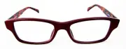Corinne McCormack "Jess" +1.50 Reading Glasses w/ Red & Navy Tortoise Arms 3870