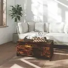 NNEVL Coffee Table Smoked Oak 90x50x41.5 cm Chipboard