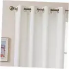 Curtains for Living Room, Light Filtering Sheer Curtains, White Linen Curtains