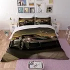 Brown Automobile Duvet/Doona/Quilt Cover Set Single/Double/Queen/King Bed Linen