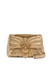 Pinko Love Puff Mini Shiny Suede Bag