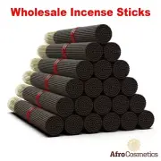 UNSCENTED Black Incense Sticks, 11" Bulk Wholesale 100 Sticks Incense Bundles