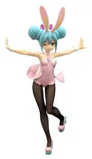 Hatsune Miku BiCute Bunnies Figure Wink Pearl Pink Color Version