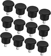 jojofuny 12pcs Stable Chair Feet Pads for Office Home Locking Caster Replacement for Swivel Chairs Non Slip Noise Reducing Floor Protectors Easy Installation Design