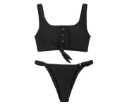 Women's bikini swimsuit two-piece, strap bikini swimsuit two-piece swimsuit