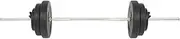 Barbell with Plates Set 60 kg Barbell Free Weight Set Workout Home Gym Equipment for Men Women Strength Training Shaping