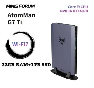 AtomMan G7 Ti Gaming (32GB+1T) MiniPC Core i9-14900HX, RTX 4070