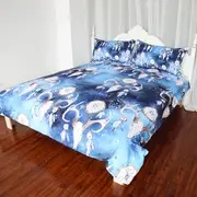 Mandala Quilt Cover Set - Bull Head Skull