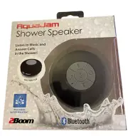 Aqua Jam 2 Boom Portable Bluetooth Shower Speaker Black New