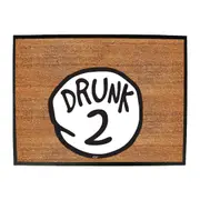 Alcohol Drunk 2 - Funny Novelty Doormat Man Cave Floor mat
