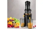 Devanti Slow Juicer Cold Press Fruit Juice Extractor 200W Black