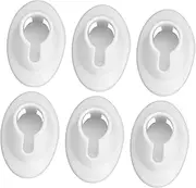 SOESFOUFU Nail Polish Stands Set of 6 for Brown Gel Polish Gel Base Coat Anti-spill Holder
