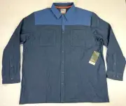 5.11 Tactical Ascension Long Sleeve Shirt Ensign Blue Heather Mens Size 2XL New