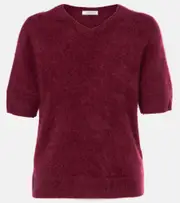 [Dorothee Schumacher] Dorothee Schumacher Fluffy Luxury cashmere sweater AU 12 red