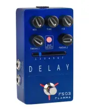 FS03 Guitar Delay Effects Pedal with Looper Stereo Digital Sound 6 Delay Effe...
