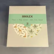 Brolex Pack & Play Crib Sheets 2 Pack Mattress Cover Soft Fitted Mini Portable