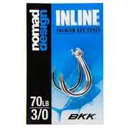 Nomad Design BKK Inline Eye Single Fishing Hook #3/0