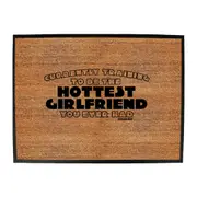Personal Best RunningCurrently Training To Be The Hottest Girlfriend - Funny Novelty Doormat Man Cave Floor mat