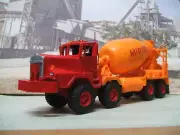 RARE 1/87 HO CUSTOM BUILT - 8WD KENWORTH C500 HEAVY DUTY CEMENT MIXER TRUCK