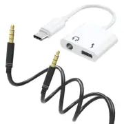 Quick-Acting 3.5mm AUX Cable DAC Aux Type C USB Headset Audio Cord for HTC U12+