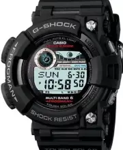Casio G-Shock Frogman Solar Atomic Black Resin Band Watch GWF1000-1