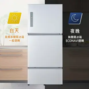 【Panasonic】無邊框鋼板系列578L三門電冰箱(NR-C582TV)