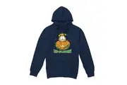 Garfield Mens Cat O Lantern Hoodie (Navy) - UTTV8527