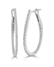 Sabrina Designs 14K 0.26 ct. tw. Diamond Hoops