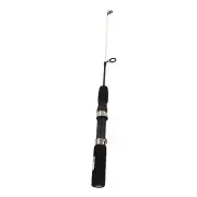 (2 Sections 51cm)Mini Ice Fishing Rod Carbon Fiber With Ceramic Guide Ring HM