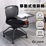 邏爵家具LOGIS 會議培訓桌椅 補習班桌椅 移動式培訓椅【UP76】