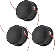 Yobfo Trimmer Head SRM-225 for Echo Speed-Feed 400 SRM-230 SRM-210 SRM2100 Weed Eater Head PAS210 PAS211 PAS225 PAS230 PAS231 PAS260 Shiandaiwa T195S T220 T222 T230 T231 Trimmer Bump Feed,Pack of 3