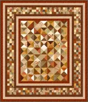 CHOCOLATE BOX - 91" x 79" - Pre-cut Quilt Kit by Quilt-Addicts - King Single