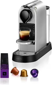 Citiz Coffee Pod Machine by Krups. Compact Espresso Maker for Original Pods, 19-