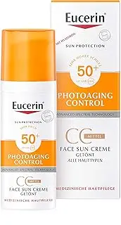 Eucerin Photoaging Control Face Sun CC Creme getönt LSF 50+ Mittel, 50 ml Cream