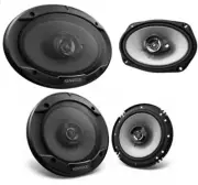 Kenwood KFC-S1666 6.5”+Kenwood KFC-S6966 6X9” Super Loud Car Audio Speakers