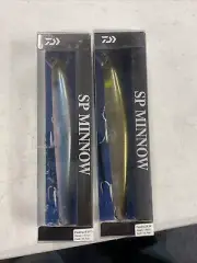 (2) Daiwa SP Minnow GHOST AYU DMPM17F38 GRUNION SF80 1 5/8oz. Floating SAVE