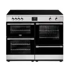 Belling 110cm Cookcentre Induction Range Cooker Electric Oven Stainless Steel