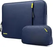 [tomtoc] 360 Protective Laptop Sleeve Set for 15-inch New MacBook Air M2 A2941 2023, 15 Inch Microsoft Surface Laptop 5/4/3, Dell XPS 15 Plus, Water-Resistant Laptop Case Bag