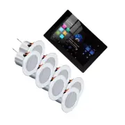 25W Bluetooth Wall Amplifier Ceiling Sound Stereo System Home Theater Speaker