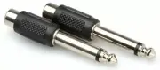 Hosa Technology GPR-101 Adaptors RCA to 1/4" TS