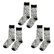 3PK Annabel Trends Zodiac Crew Socks w/Box Casual Pair Women's Size 5-11 Scorpio
