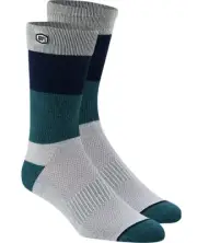 100% Trio Mens Socks Silver SM/MD