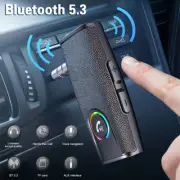 Bluetooth 5.3 Audio Music Receiver Wireless 3.5mm AUX Home Car Adapter Handsfree
