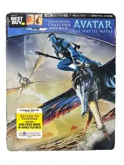 Avatar: The Way of Water (4K + Blu-ray + Digital) Steelbook NEW SEALED
