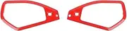 ATATNK JIDIXIAN ABS Car Top Roof Speaker Decoration Ring Cover Compatible for Jeep Wrangler JL Gladiator JT 2024 Up Interior Accessories(ABS red)