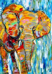 Enjoy - Colourful Elefant Puzzle 1000pc