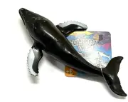 Whale toy Sea Life Creatures hard plastic black bath