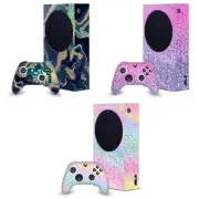 MONIKA STRIGEL ART MIX GAME CONSOLE WRAP AND CONTROLLER SKIN FOR XBOX SERIES S