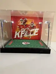 Travis Kelce Full Size Helmet Display With LED Lights - Chiefs