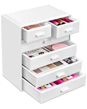 Sorbus Large 6 Drawer Makeup & Jewelry Organizer Case